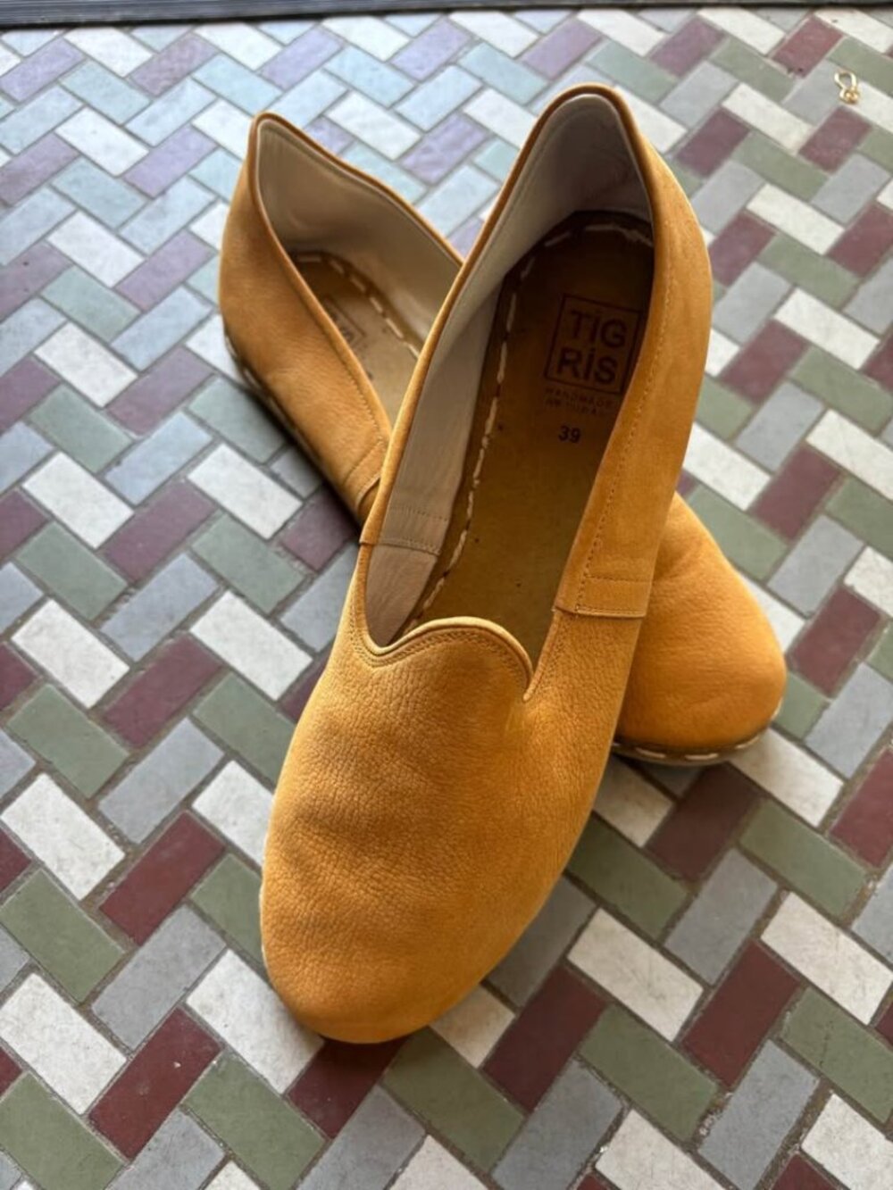 Handmade Leather Slip-on Flats
